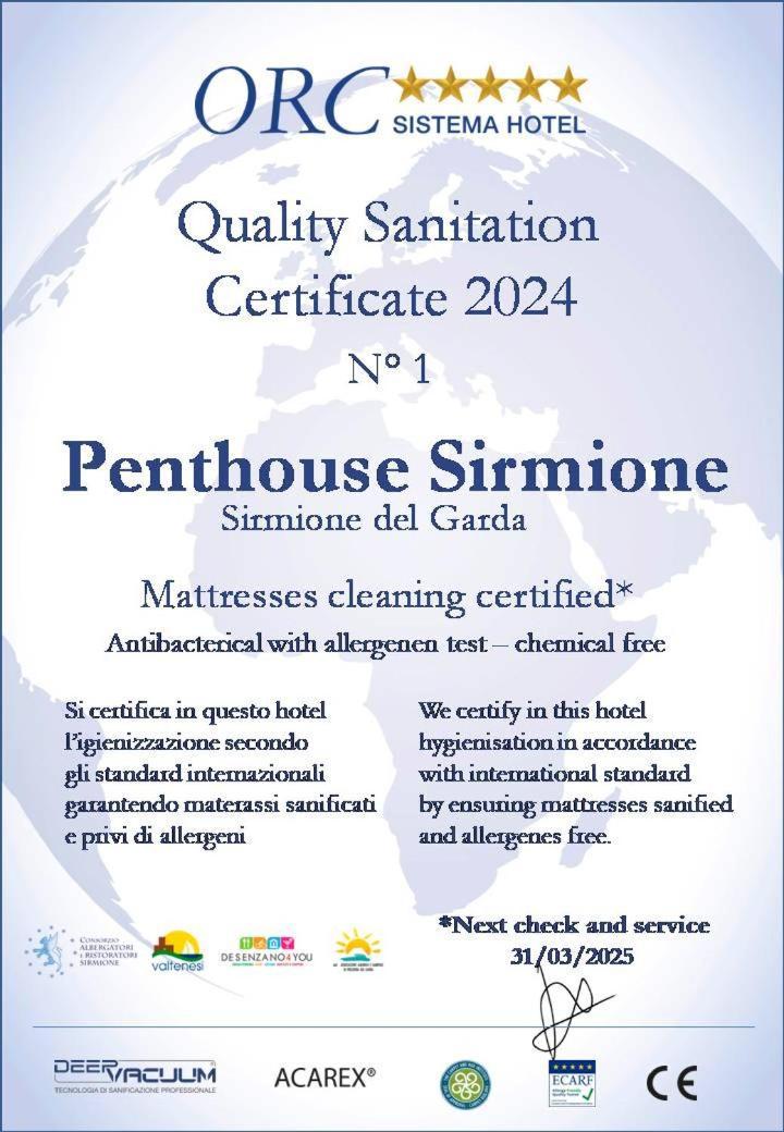 Penthouse Sirmione Close The Lake Zewnętrze zdjęcie